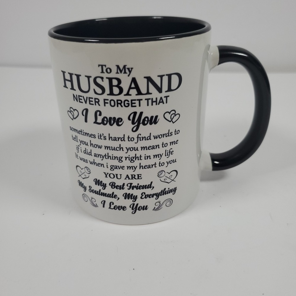 To My Husband Mug – Romantic Love Quote Coffee Mug Gift for Husband